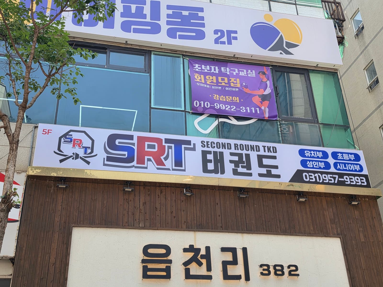 경기 파주시 SRT태권도 실사출력 시공 사진 2